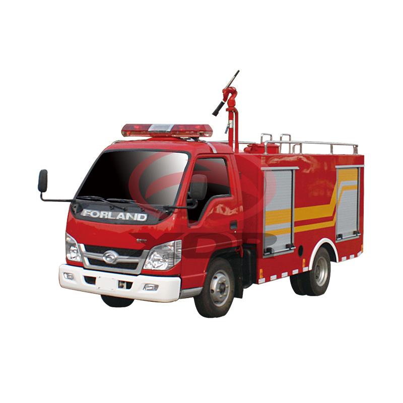 mini 1.5m3 fire fighting truck