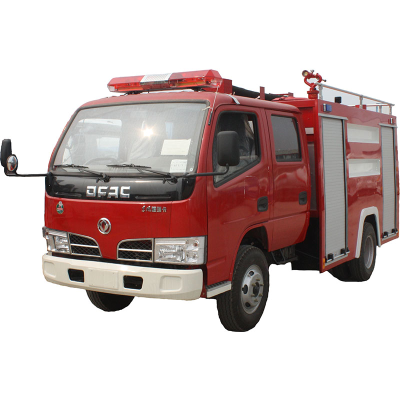 Diesel engine fire vehicle