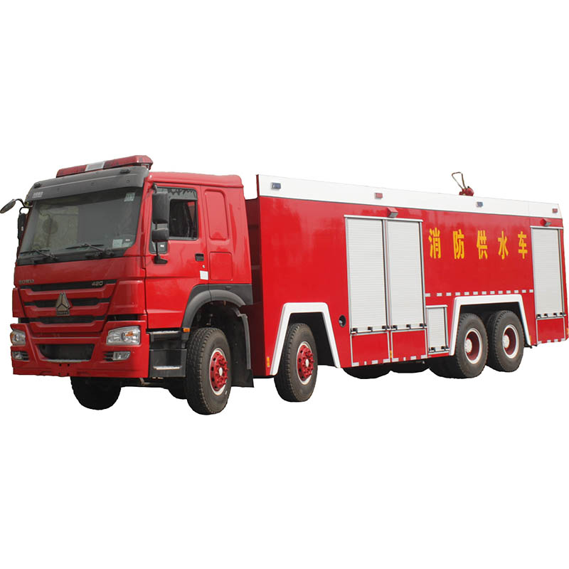 High and low pressure water pump fire truck			