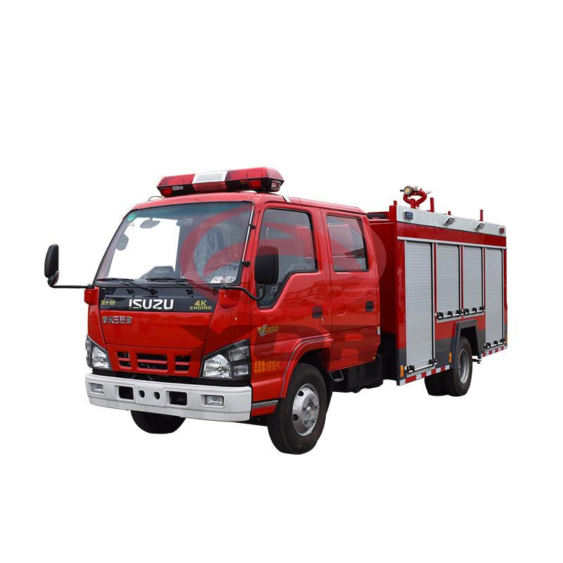 water tank fire fighting truck