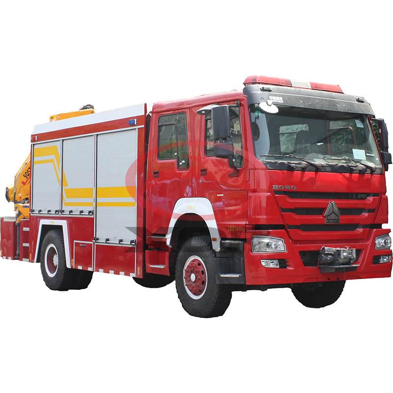 hot model rescue fire truck			