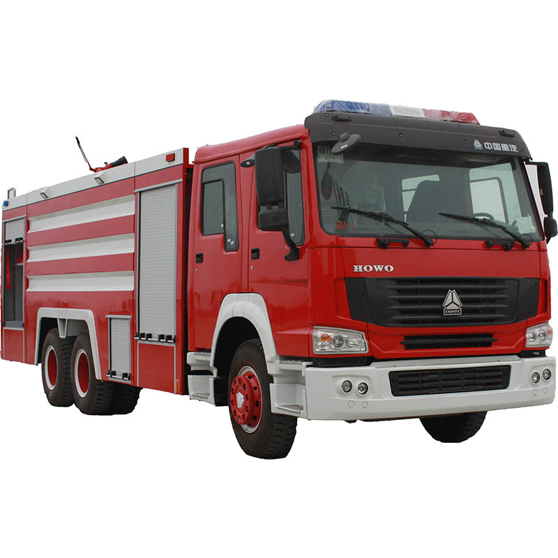 Top equipped fire monitor fire fighting truck 			